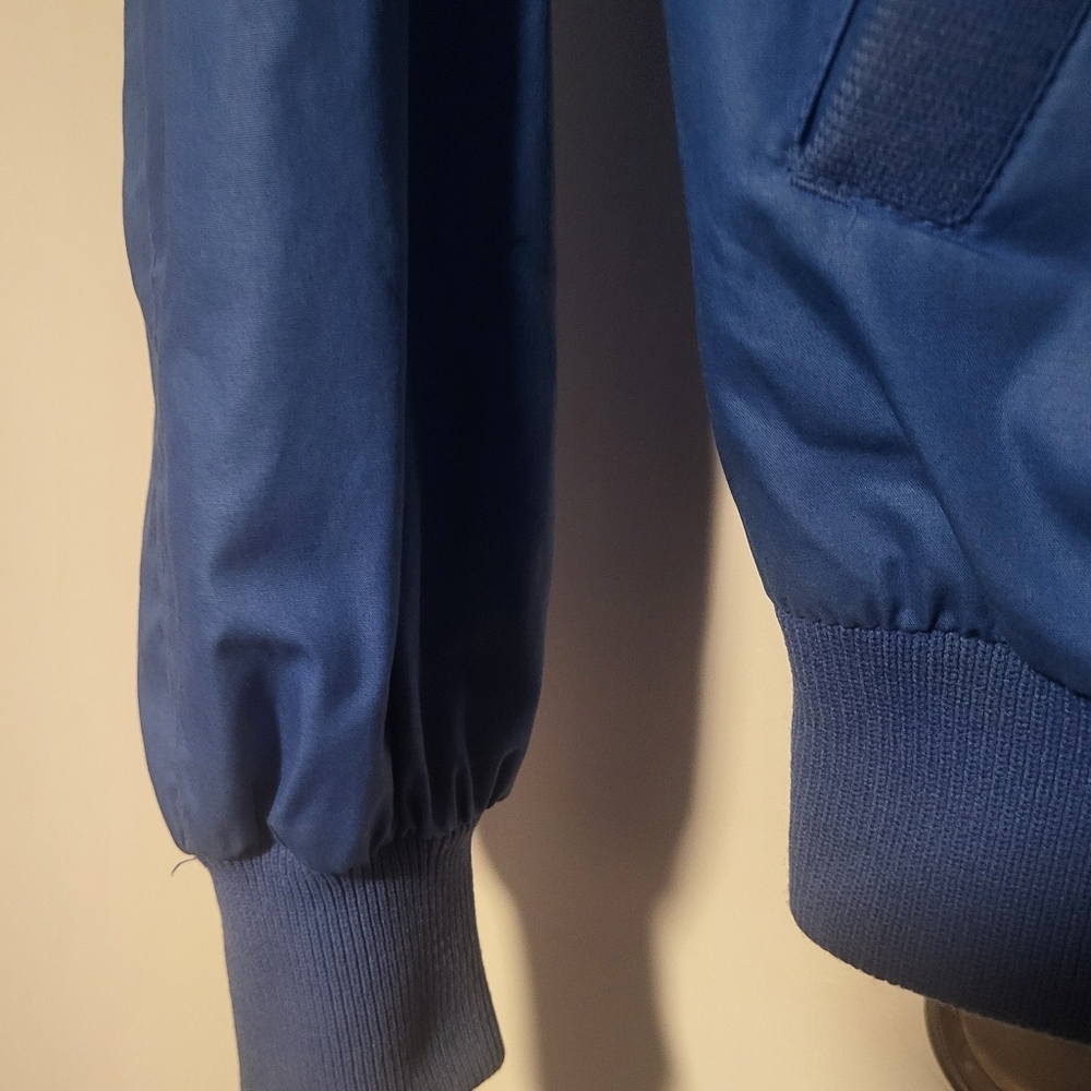Vintage Members Only Blue Windbreaker Jacket. - Picture 4 of 10